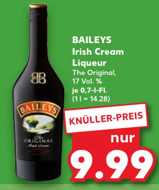 Aanbieding: Irish Cream Liqueur