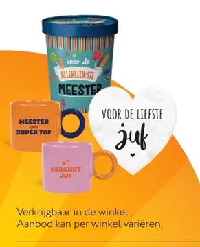 Aanbieding: Meester and Juf Gifts