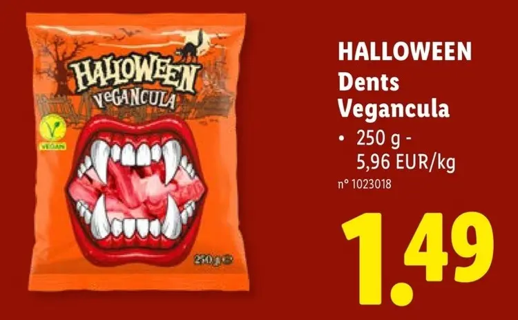 Offre: Halloween Dents Vegancula