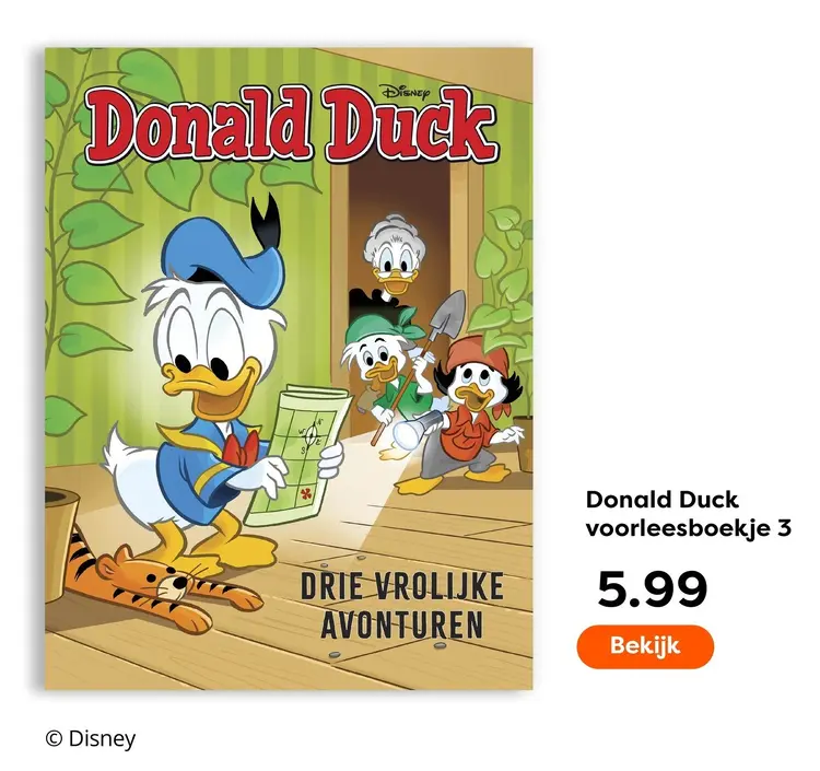 Aanbieding: Donald Duck voorleesboekje
