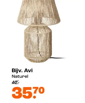 Aanbieding: Tafellamp Avi Naturel