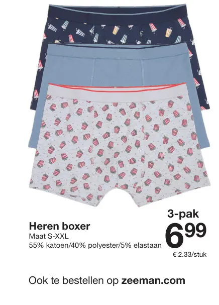Promotie: Heren boxer