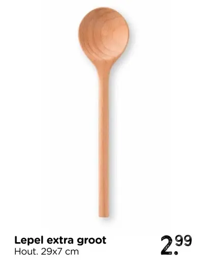 Aanbieding: Lepel extra groot