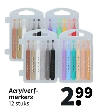 Promotie: Acrylverfmarkers