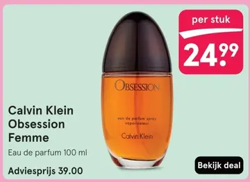 Aanbieding: Calvin Klein Obsession Femme