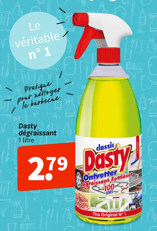 Offre: Dasty dégraissant