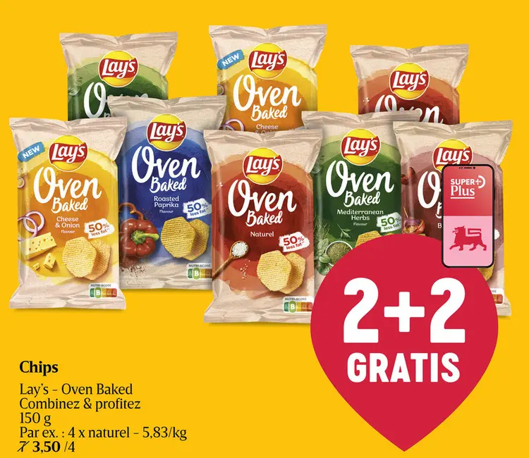 Offre: Chips Lay's - Oven Baked