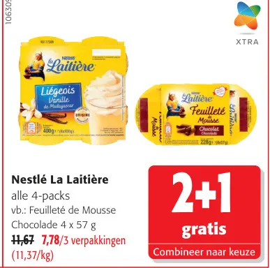 Promotie: La Laitière alle 4-packs