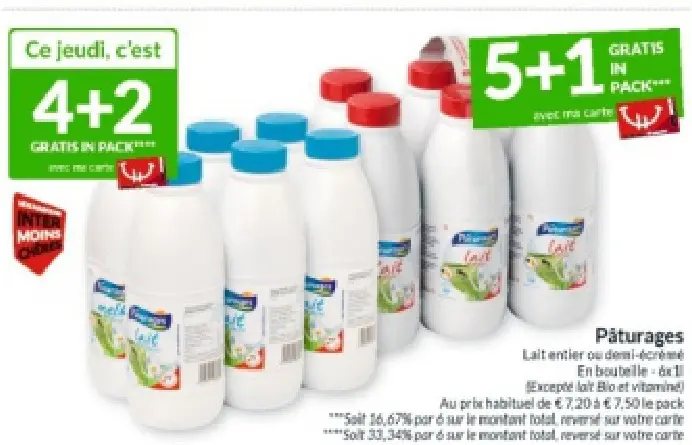 Offre: Pâturages Lait