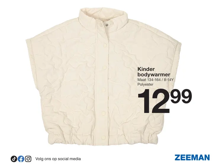 Promotie: Kinder bodywarmer