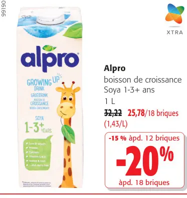 Offre: Boisson de croissance