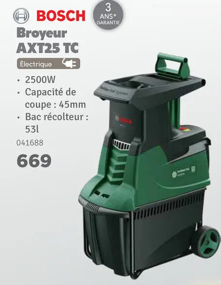 Offre: Broyeur AXT25 TC