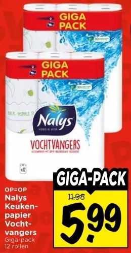 Aanbieding: Keukenpapier Vochtvangers