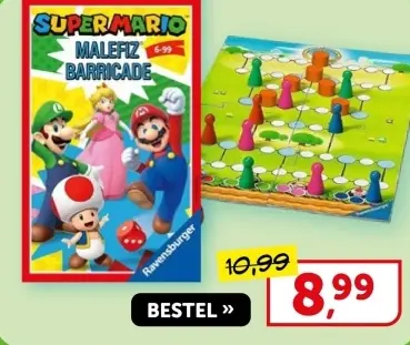 Aanbieding: Spel - Super Mario Malefiz Barricade