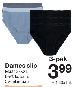 Promotie: Dames slip