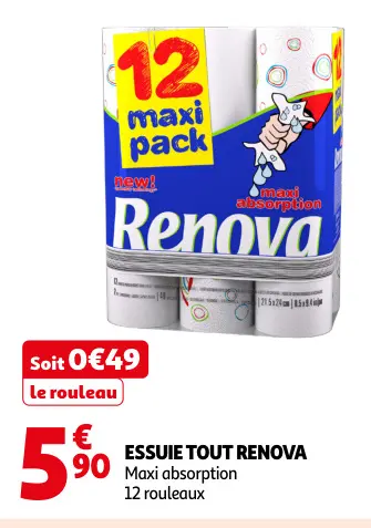 Promotie: Essuie tout Renova