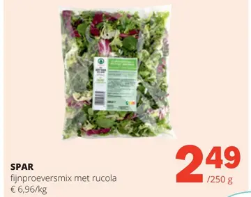 Aanbieding: fijnproeversmix met rucola