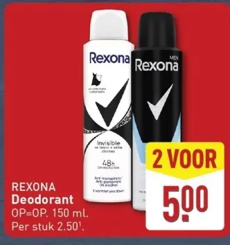 Aanbieding: REXONA Deodorant
