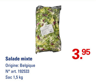 Offre: Salade mixte