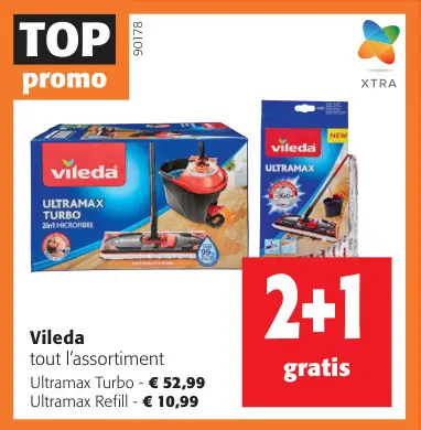 Offre: Vileda tout l'assortiment