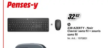 Offre: 230 AZERTY - Noir