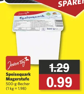 Aanbieding: Speisequark Magerstufe
