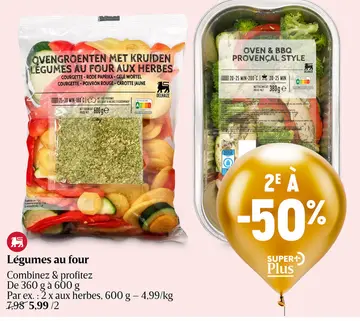 Offre: Légumes au four