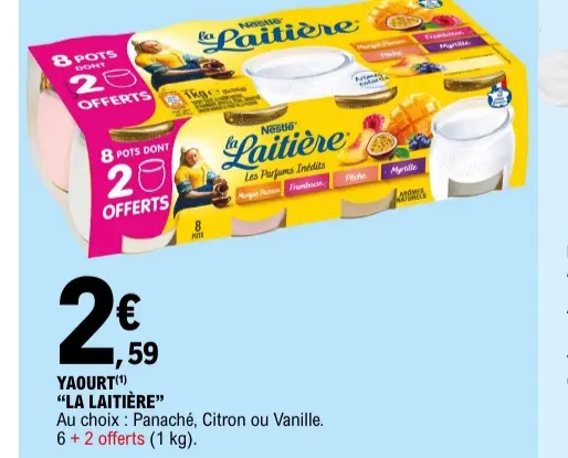 Offre: Yaourt