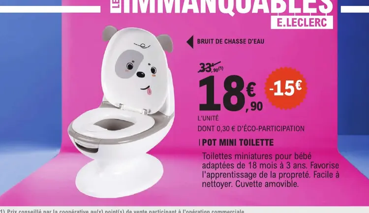 Offre: Pot mini toilette