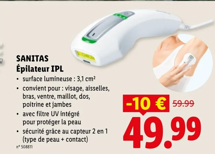 Offre: Épilateur IPL
