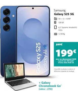Offre: Samsung Galaxy S25 5G