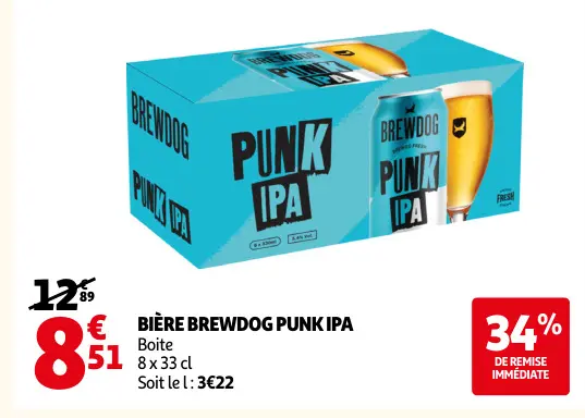 Promotie: Bière BREWDOG punk ipa
