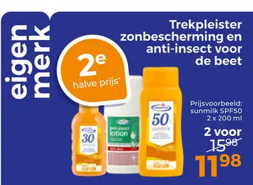 Aanbieding: Trekpleister zonbescherming en anti-insect voor de beet