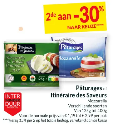Promotie: Mozzarella