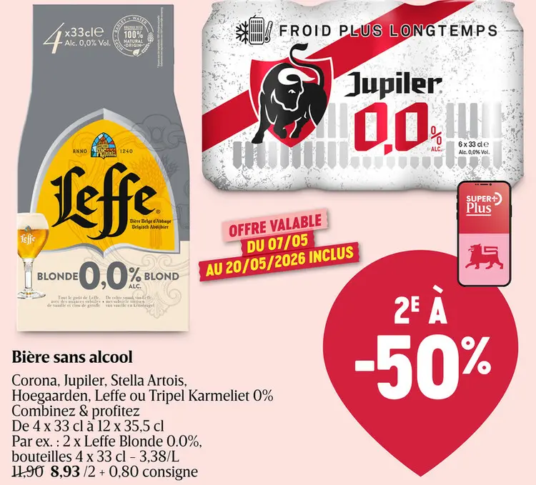 Offre: Bière sans alcool