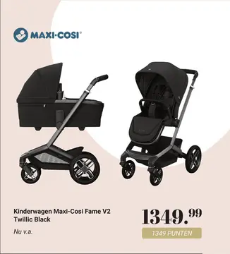 Aanbieding: Kinderwagen Maxi-Cosi Fame V2 Twillic Black