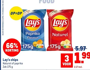 Aanbieding: Lay's chips