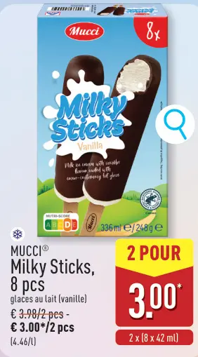 Offre: Milky Sticks