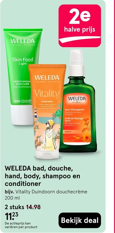 Aanbieding: Bad, douche, hand, body, shampoo en conditioner