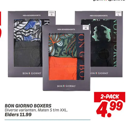 Aanbieding: Bon giorno boxers