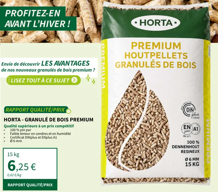 Offre: Premium houtpellets granulés de bois