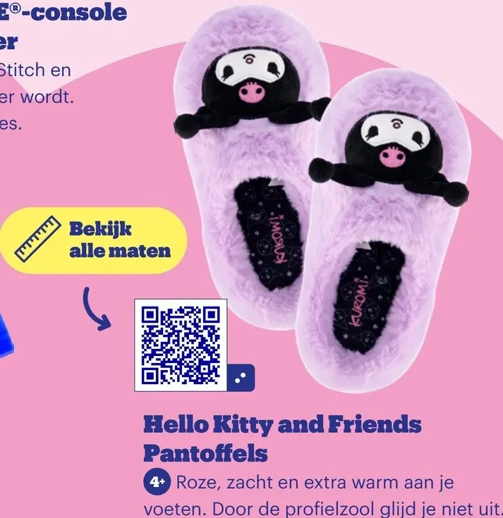 Promotie: Hello Kitty and Friends Pantoffels