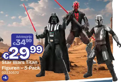 Aanbieding: Titan Figuren - 3-Pack