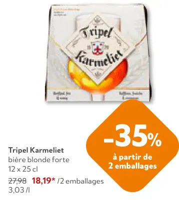 Offre: Tripel Karmeliet
