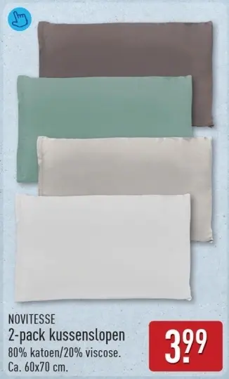 Aanbieding: 2-pack kussenslopen