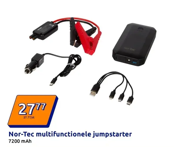Aanbieding: Multifunctionele jumpstarter