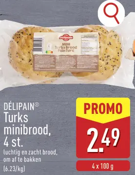 Promotie: Délipain Turks minibrood