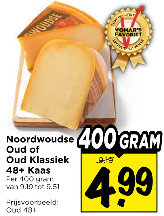 Aanbieding: Noordwoudse Oud of Oud Klassiek 48+ Kaas