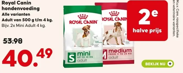Aanbieding: Royal Canin hondenvoeding