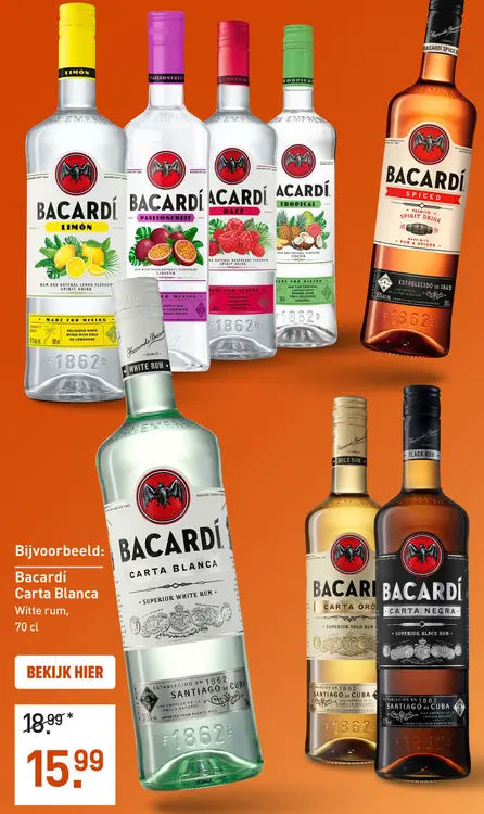 Aanbieding: Bacardí Carta Blanca